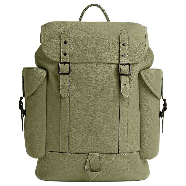 COACH COACH Hitch Cow Leather Backpack Large Men's Moss Green