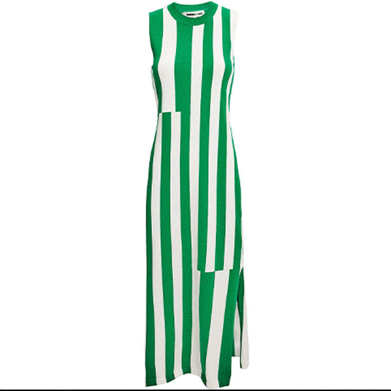 McQ Alexander McQueen Sleeveless Dress Women's Green