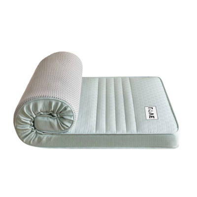 Lanza Waffle Knit Latex Solid Color Knit Cotton 3D Effect Mattress Thickened University Student Dormitory