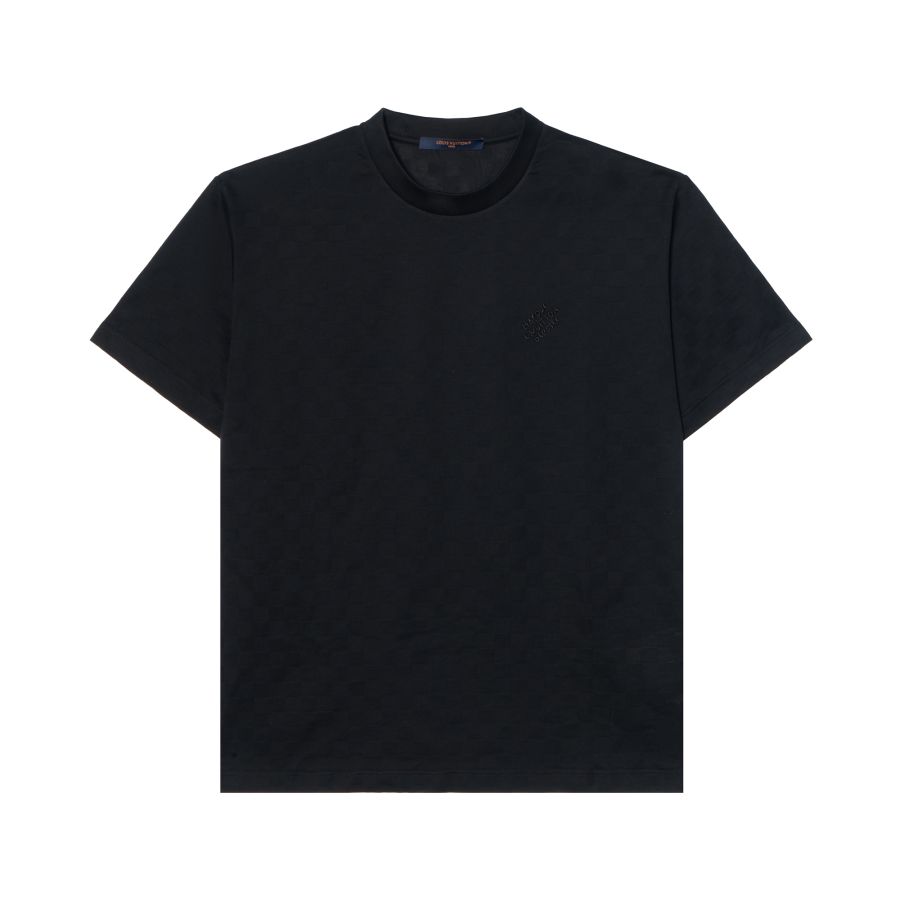LOUIS VUITTON Lv 1AGIKZ Damier Cotton Pique T Shirt
