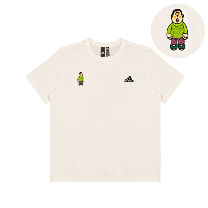 Adidas Adidas Casual Versatile Crew Neck Short Sleeved T Shirts Unisex White