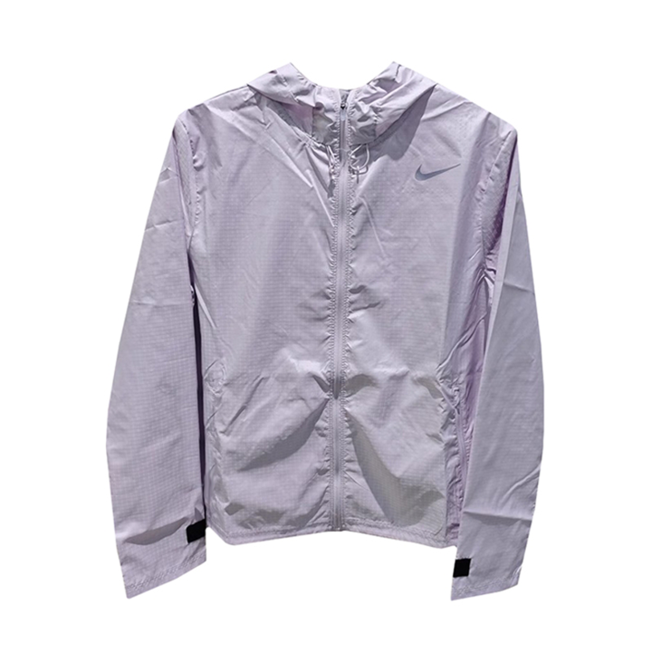 Nike Nike Jackets Women's Silver Gray Hooded Non Detachable Moderate