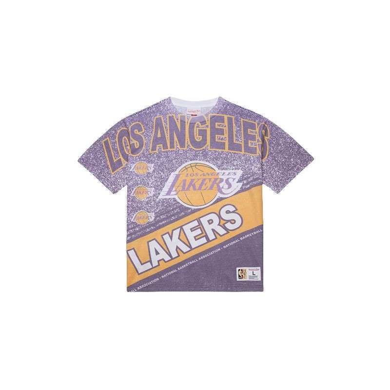 Mitchell Ness x NBA Los Angeles Lakers SS25 T Shirt Unisex