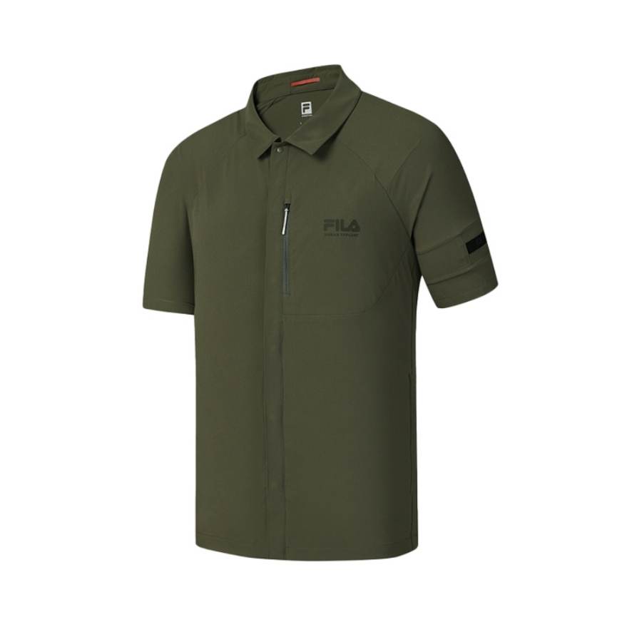 FILA Explorer Shirt Men's Dark Green