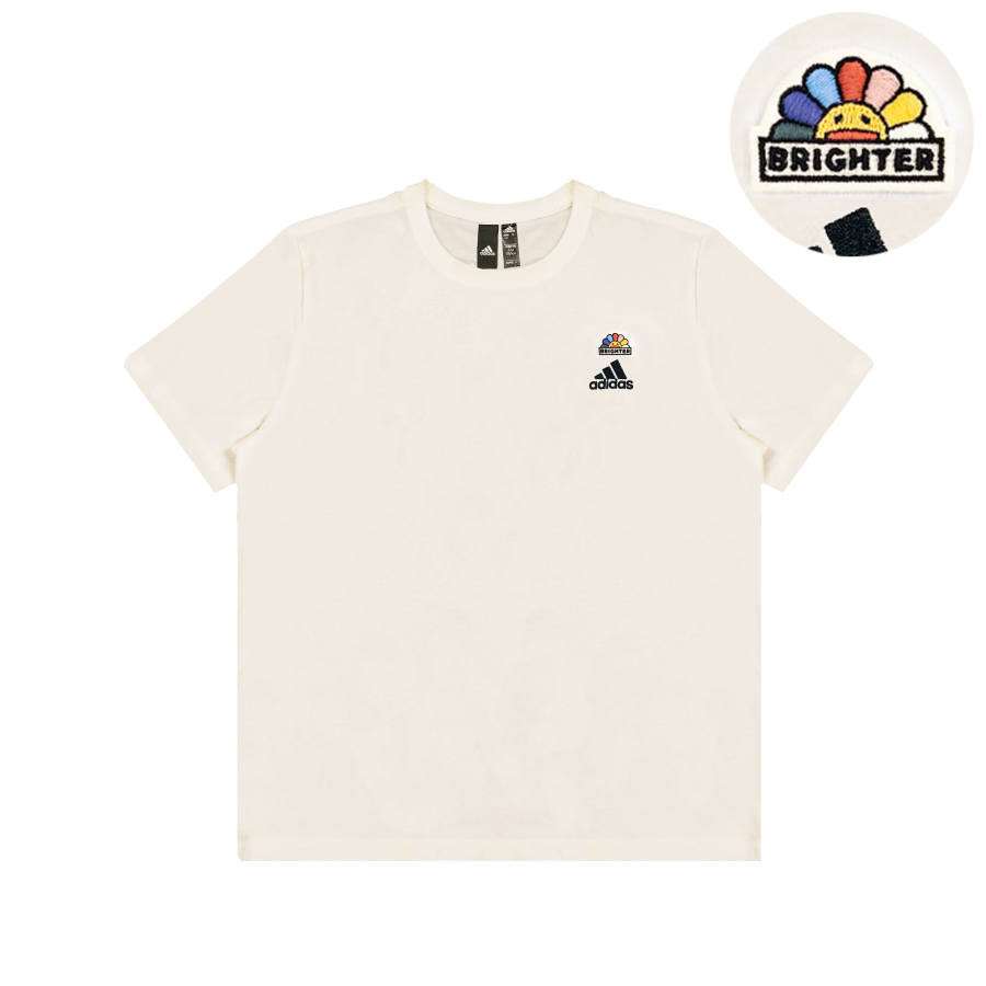 Adidas Adidas Casual Versatile Crew Neck Short Sleeved T Shirts Unisex White