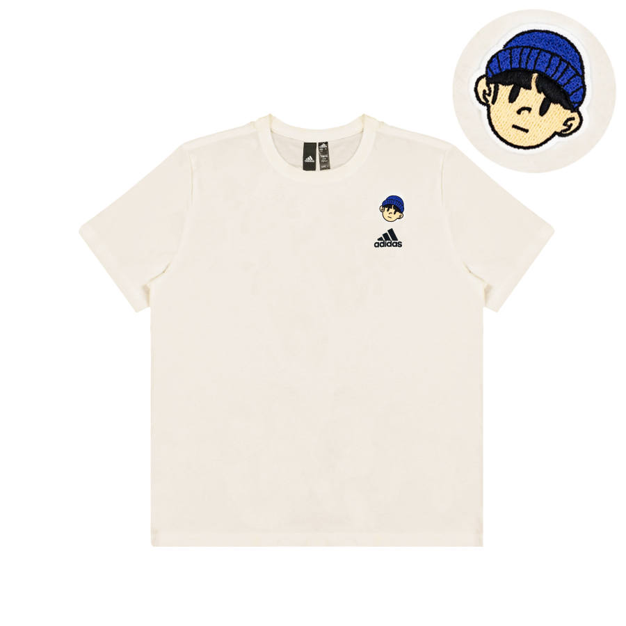 Adidas Adidas Casual Versatile Crew Neck Short Sleeved T Shirts Unisex White