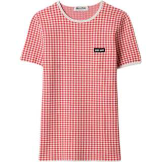MIU MIU Regular T Shirt Women's Red