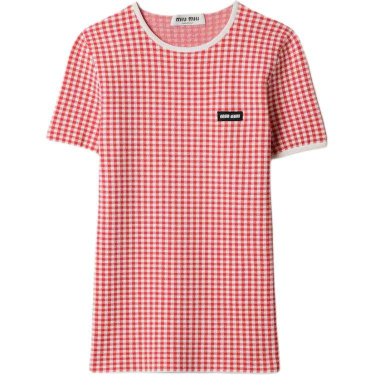 MIU MIU Regular T Shirt Women's Red