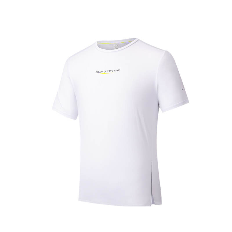 Anta Running Collection T Shirt Men's Pure White