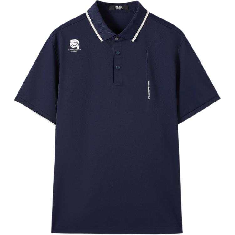 KARL LAGERFELD / Karl Lagerfeld Jeans Polo Shirt Men's Blue