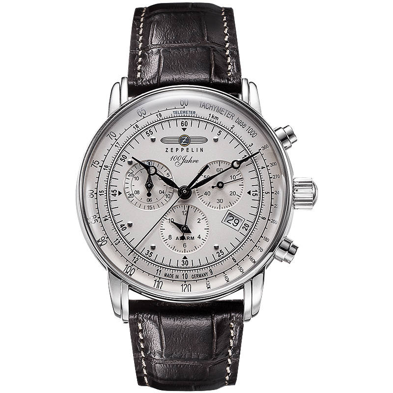 ZEPPELIN Hundred Years Collection Quartz Movement Men's Watches Watch Silver Dial Stainless Steel Case