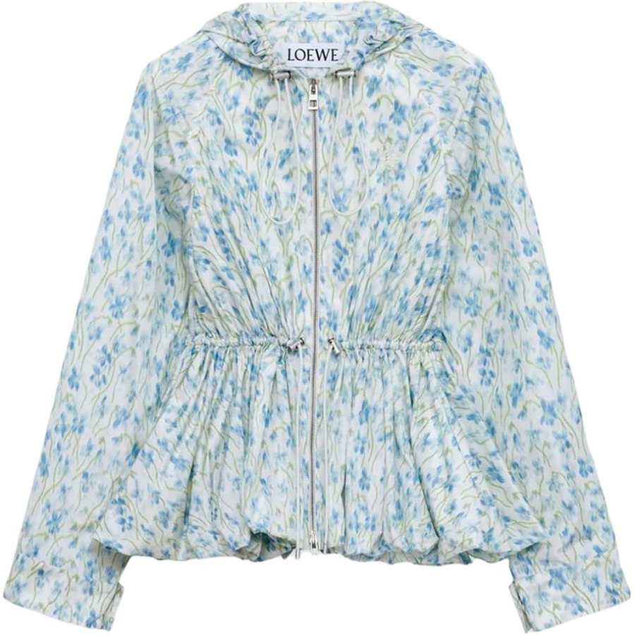 LOEWE LOEWE Allover Floral Printed Hooded Jacket
