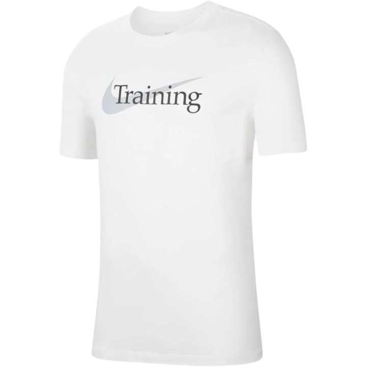 Nike Nike T Shirts Men's White Crew Neck Moderate Straight Fit