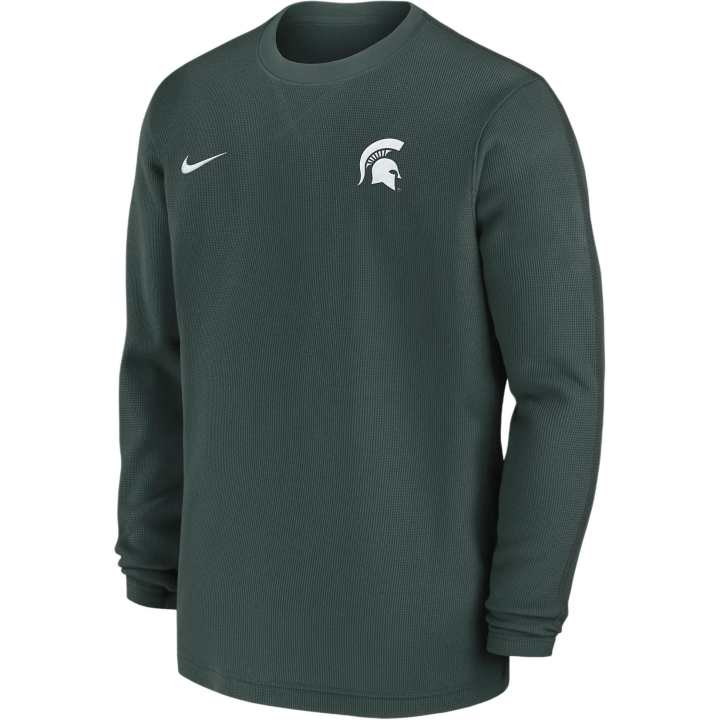 Nike Nike Michigan State Spartans Sideline Coach Men's Nike College Long-Sleeve Top