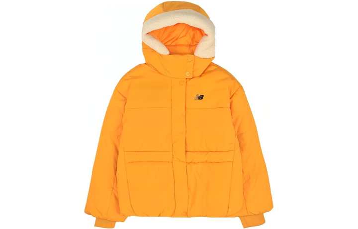 New Balance New Balance Down Jackets Women's Orange Hooded Thickened Other