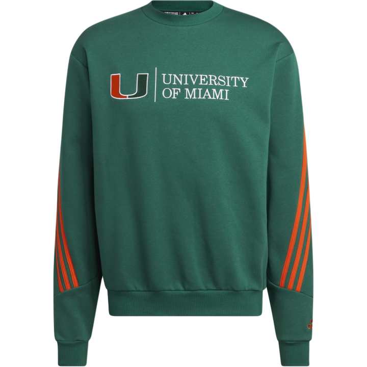 Adidas Adidas 3 Stripes Sweatshirt Men's Dark Green
