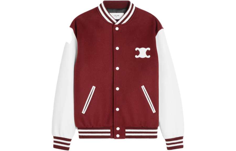 CELINE CELINE SS23 Baseball Jacket Women's Red