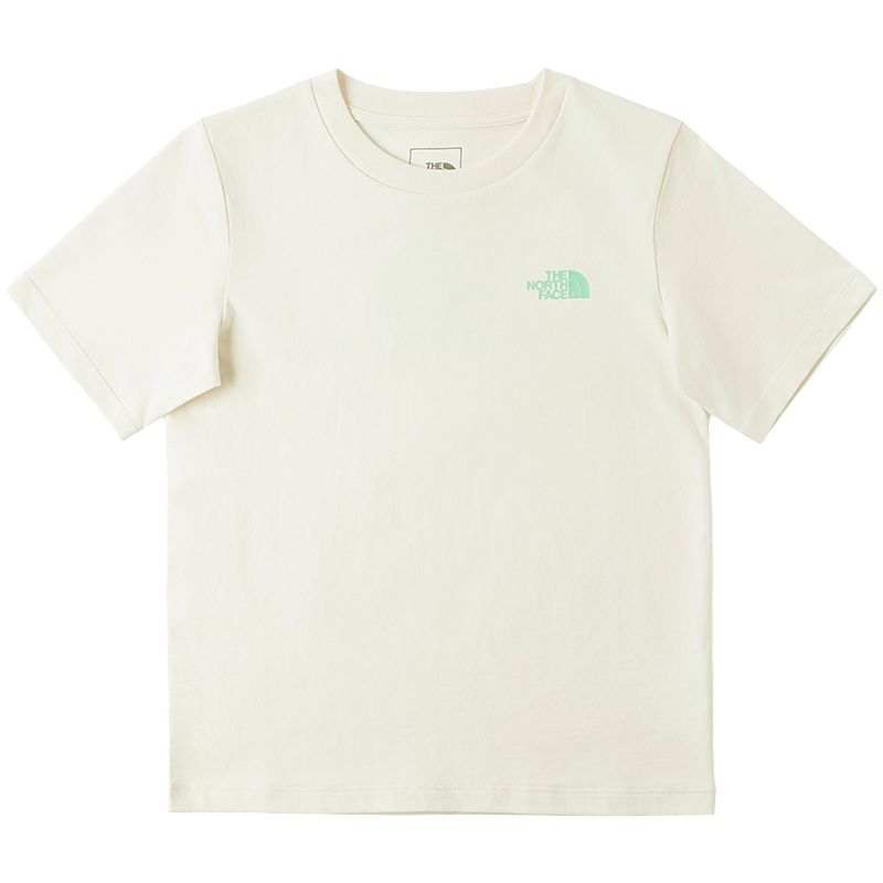THE NORTH FACE T Shirt SS25 QLI/Dune White Children Aged 3 7 Years Old