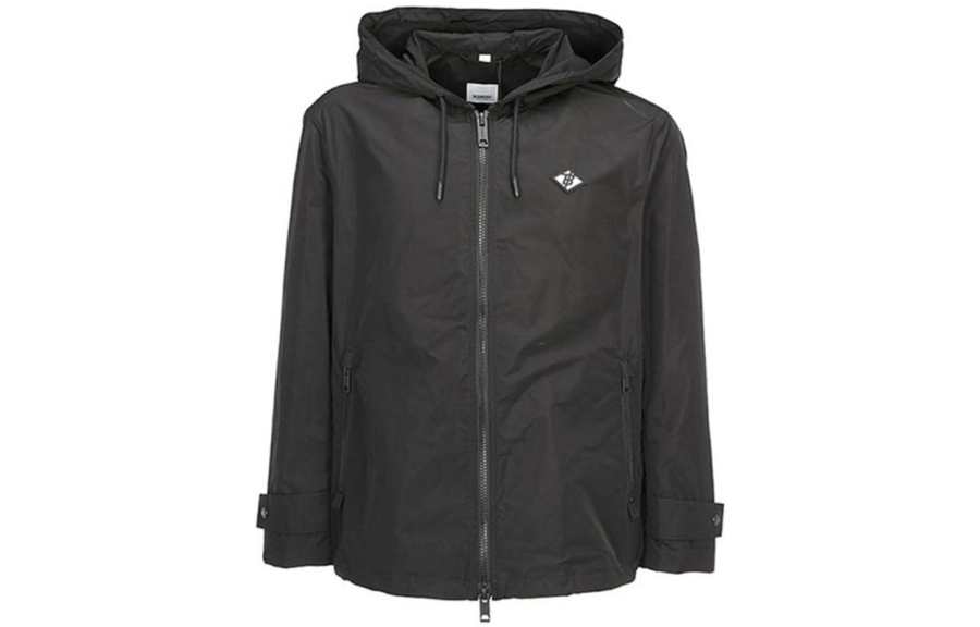Burberry Jackets Men's Hooded Non Detachable Moderate Other
