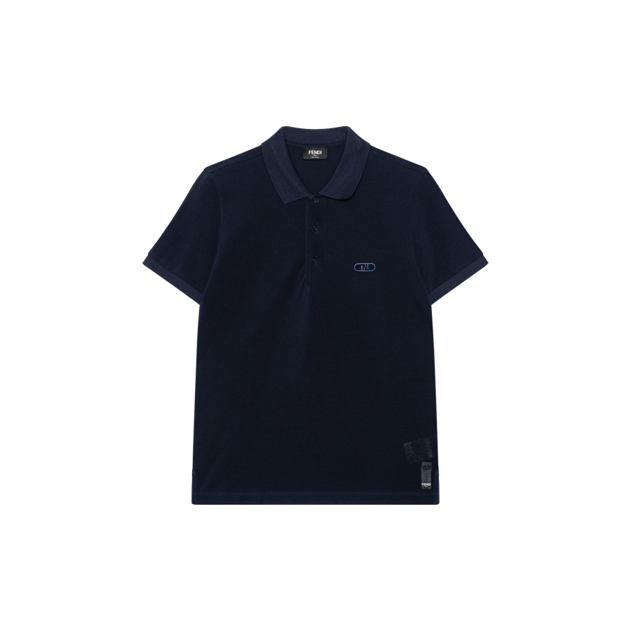 FENDI SS23 Polo Shirt Men's Blue