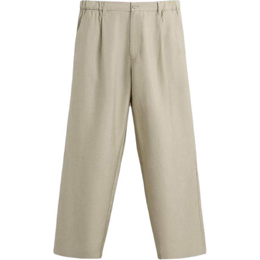 ZARA Casual Pants Men's Olive Green Moderate Straight Fit Pants