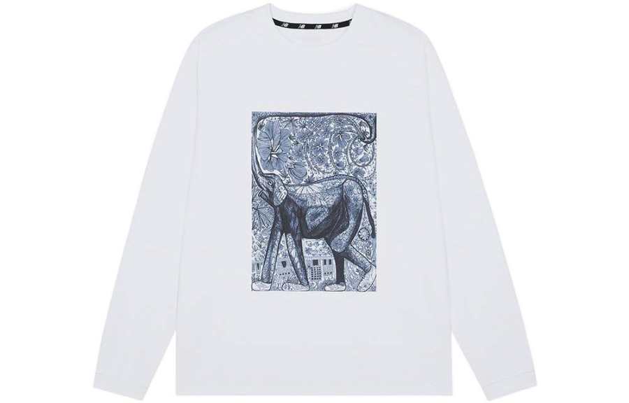 New Balance New Balance New Balance Japan Sweatshirts Unisex White Crew Neck Moderate