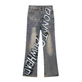DNBH Loose Fit Straight Fit Bootcut Jeans Unisex