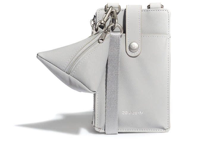 Adidas Originals Pu Crossbody Bag, Shoulder Bag Regular Unisex Light Asphalt Gray