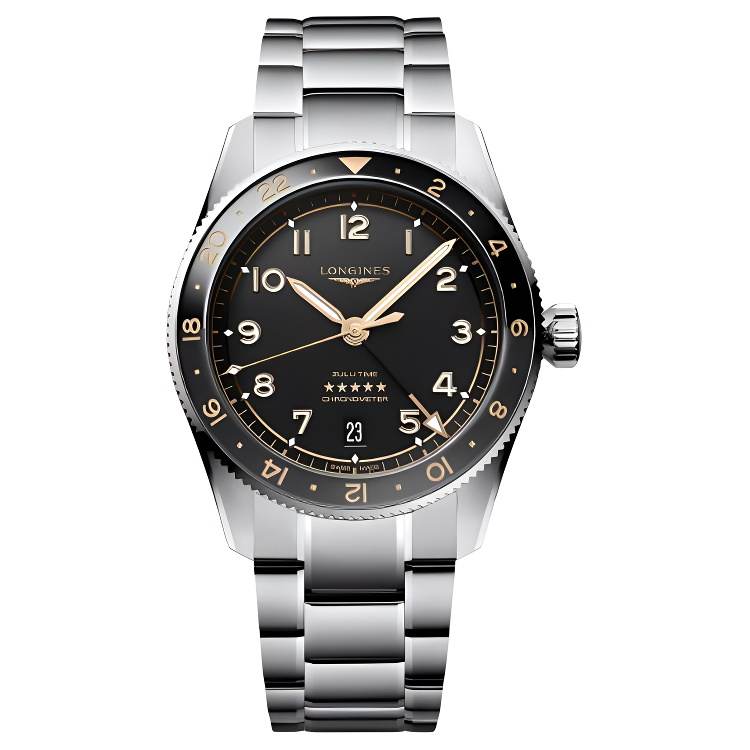 LONGINES Spirit Collection Automatic Mechanical Movement Men's Watches Watch 42mm Black Dial