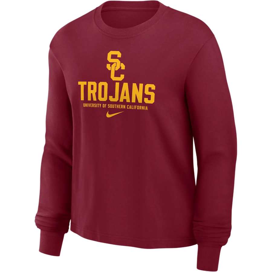 Nike Nike Usc Trojans Primetime University Boxy Women's Nike College Long-Sleeve T-Shirt