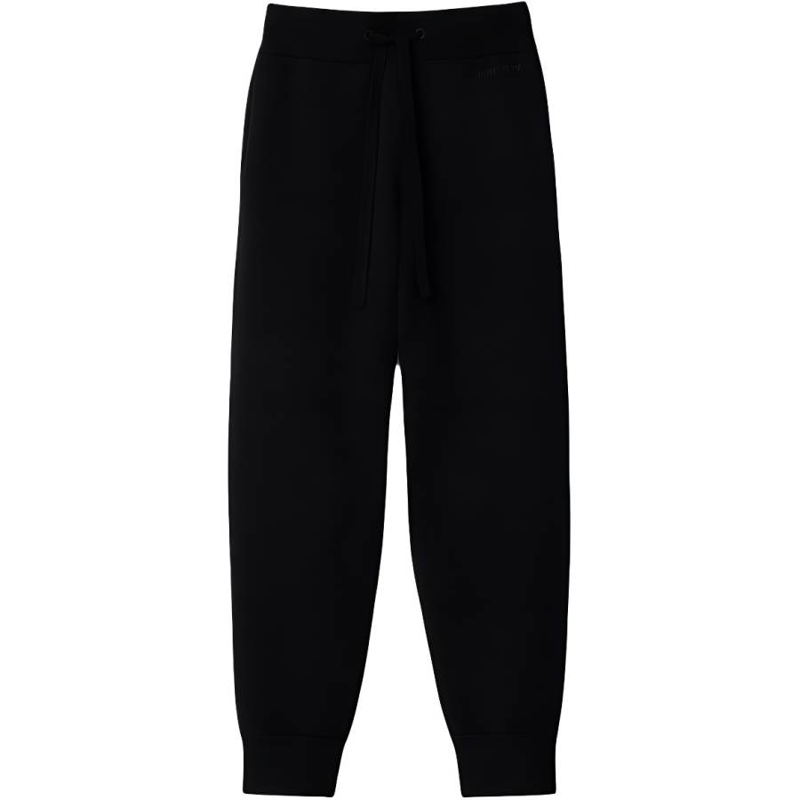 Burberry Knitted Sweatpants Women's Black