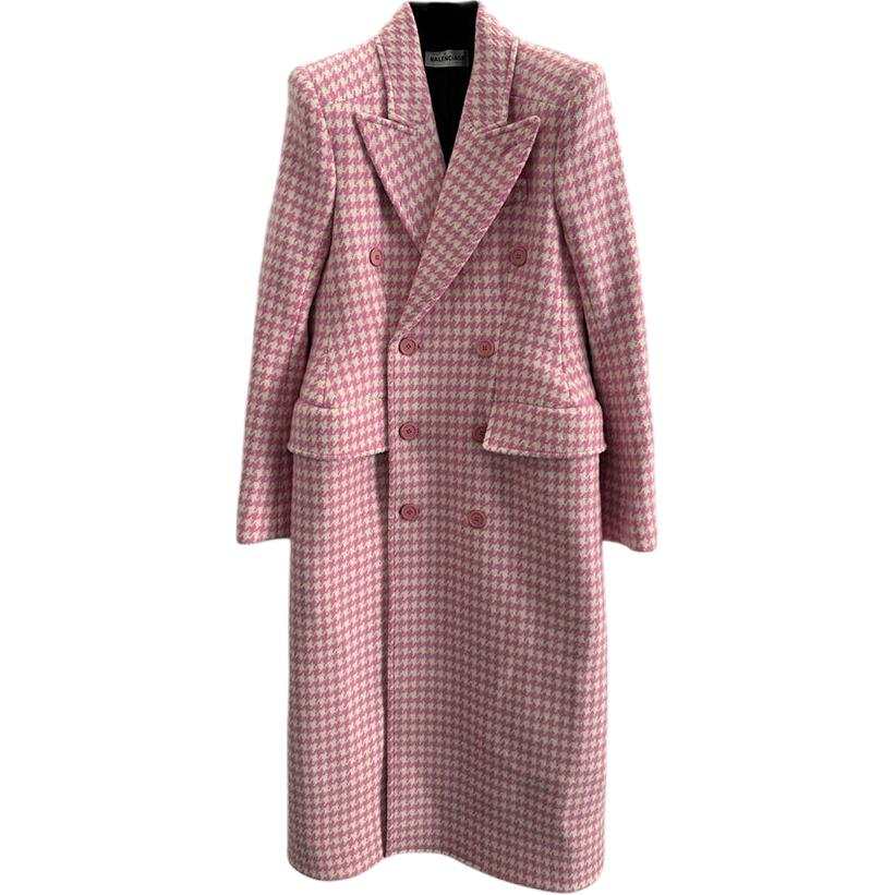 Balenciaga Coat Regular Fit Men's Pink