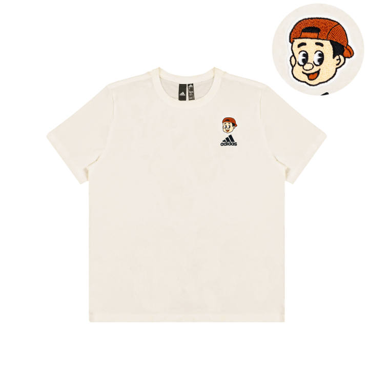 Adidas Adidas Casual Versatile Crew Neck Short Sleeved T Shirts Unisex White