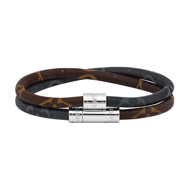 LOUIS VUITTON LOUIS VUITTON Keep It Double Leather Bracelet