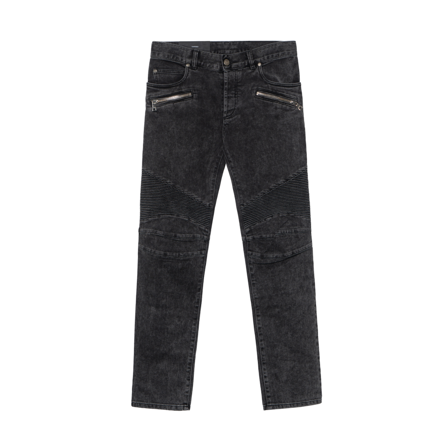 BALMAIN BALMAIN Jeans Men's Gray Moderate Tapered Pants
