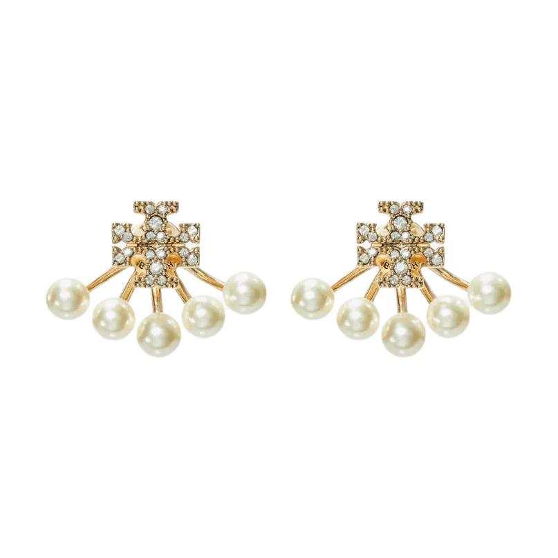 TORY BURCH TORY BURCH Kira Logo Embellished Earrings