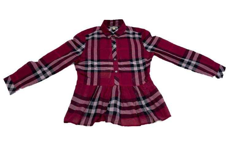 Burberry Shirts Women's Red Lapel Moderate Other