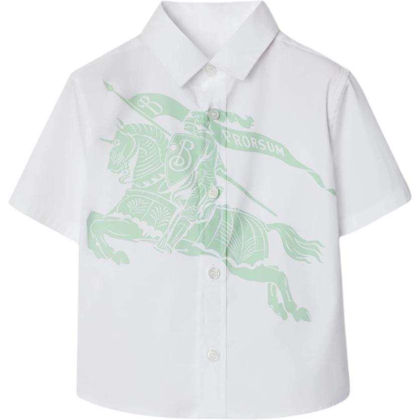 Burberry Shirt White Infant And Toddler