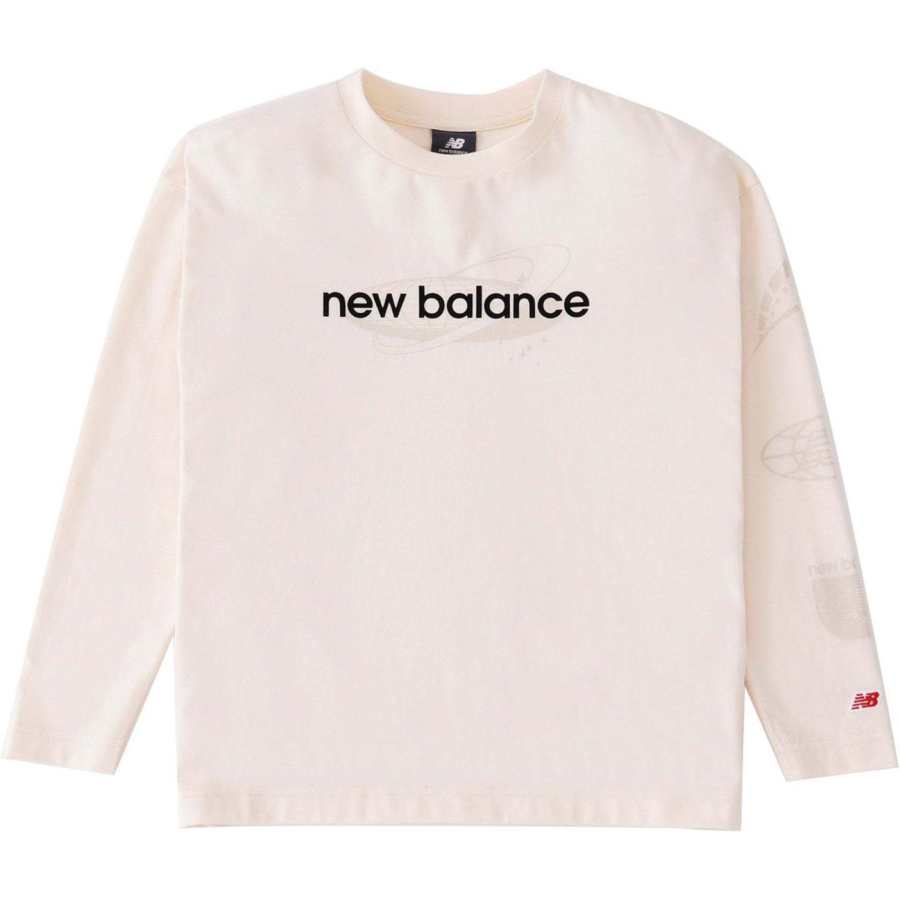 New Balance New Balance Graphic T Shirt Sea Salt Color Teenagers