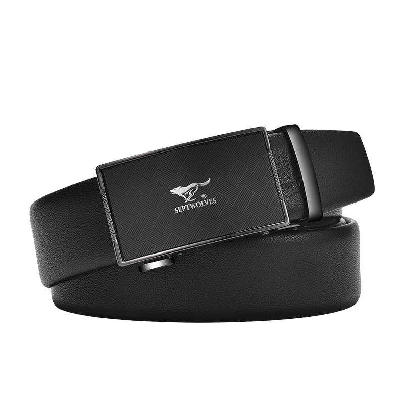 SEPTWOLVES SEPTWOLVES Leather Belts Men's 3.5cm