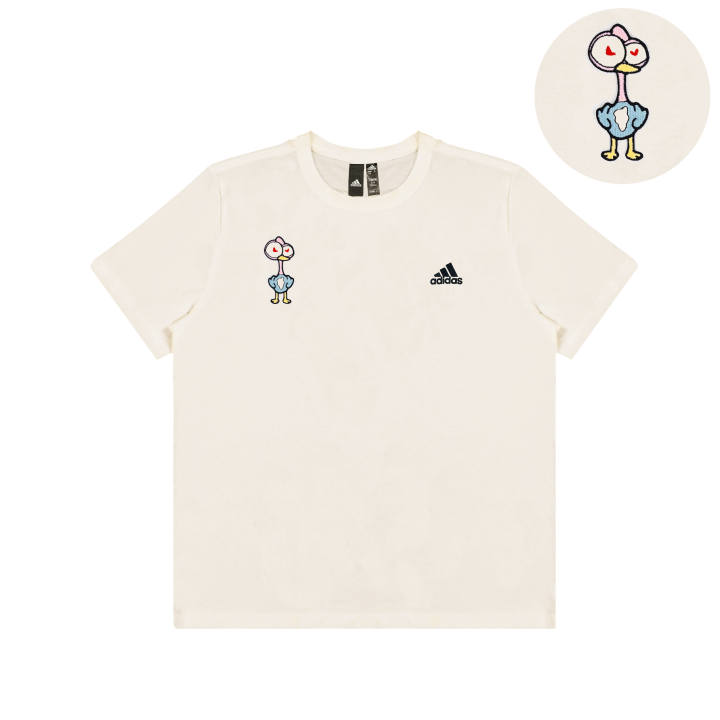 Adidas Adidas Casual Versatile Crew Neck Short Sleeved T Shirts Unisex White