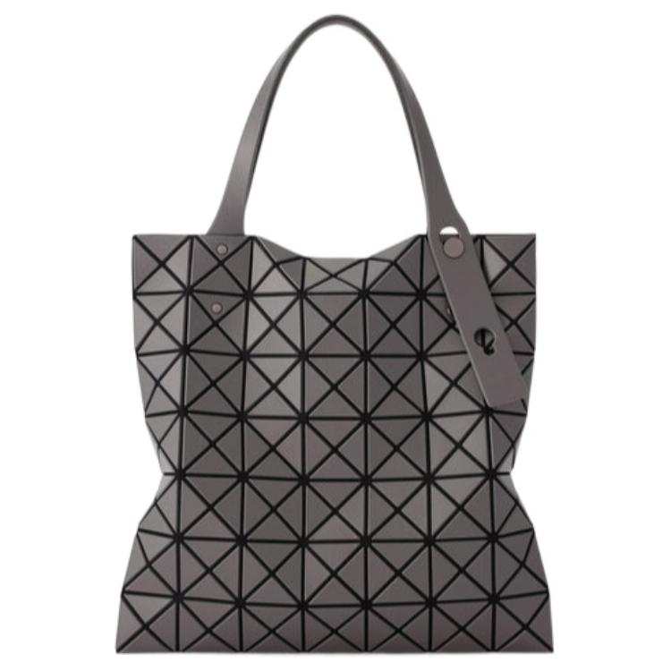 ISSEY MIYAKE Polyvinyl Chloride Tote Bag, Shopping Bag, Handbag Small Unisex Charcoal Gray
