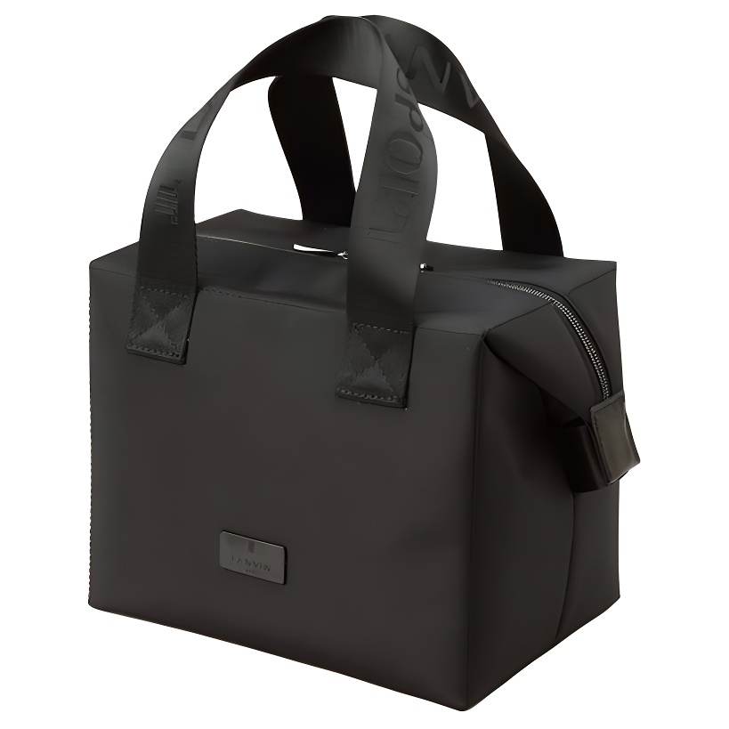 Lanvin Polyester Handbag Unisex Black