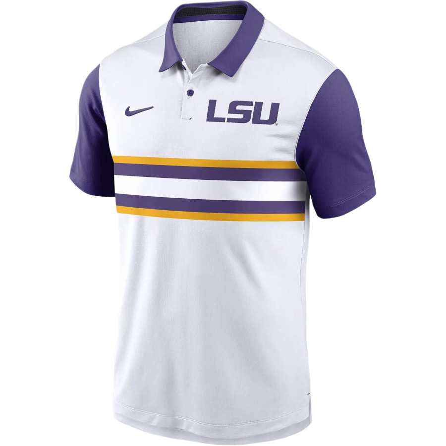 Nike Nike Lsu Tigers Primetime Campus Vapor Men's Nike Dri FIT College Polo
