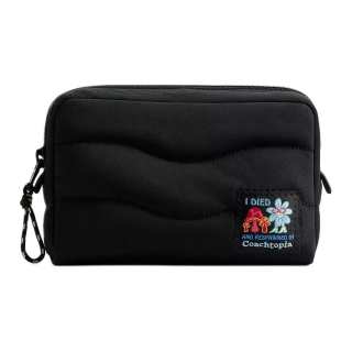 Coachtopia Loop Polyester Clutch Small Unisex Black