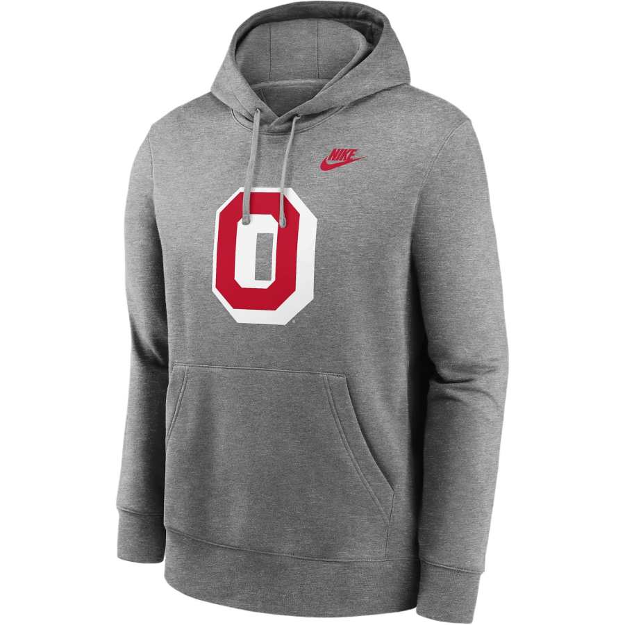 Nike Nike Ohio State Buckeyes Legacy Club Primary Logo Men's Nike College Pullover Hoodie