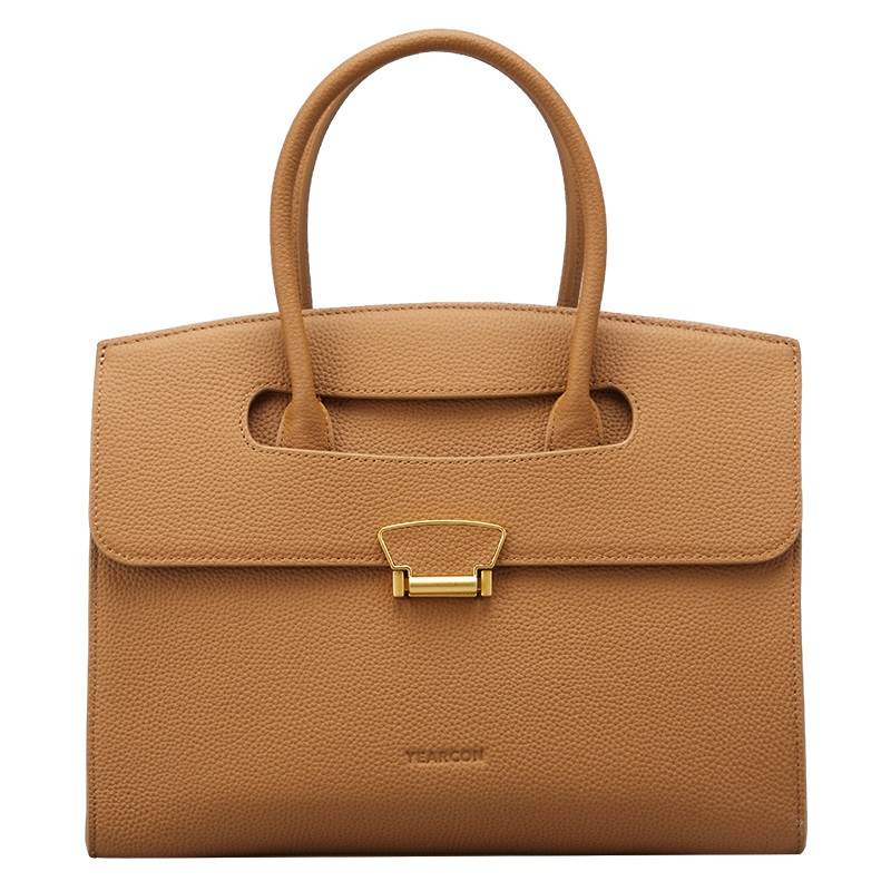 YEARCON YEARCON Cow Leather Handbag Large Women's