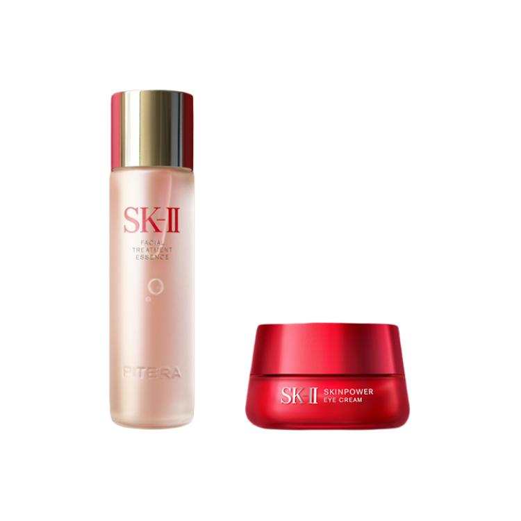 SK-II SK II Goddess Water Serums Lotion Red Bottle Big Eye Cream Skincare Sets Moisturizing And Nourishing 75ml+15g