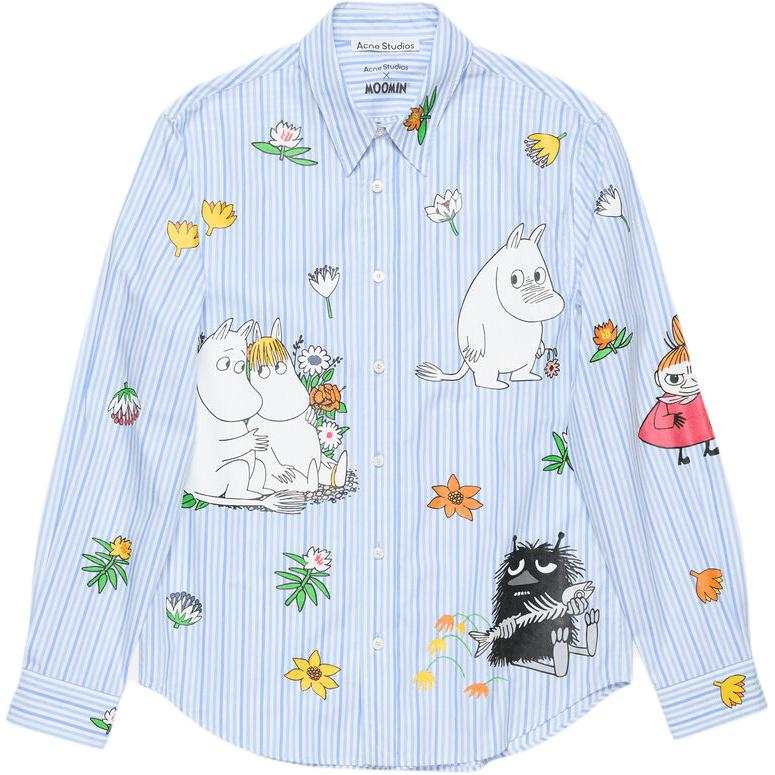 Acne Studios Acne Studios Striped Embroidered Shirt