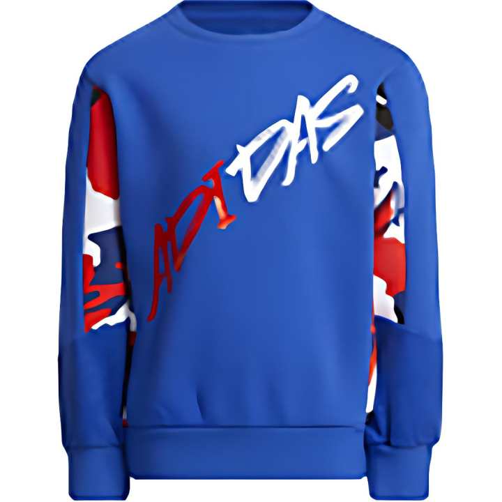 Adidas Adidas Sweatshirt Cobalt Blue Children Aged 3 7 Years Old